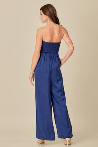 Strapless Formal Jumpsuit With Sweetheart Bodice