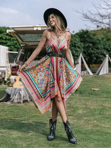 Boho Country Handkerchief Dress