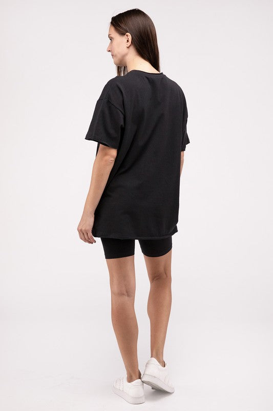 Biker Shorts With Matching Short Sleeve Tee