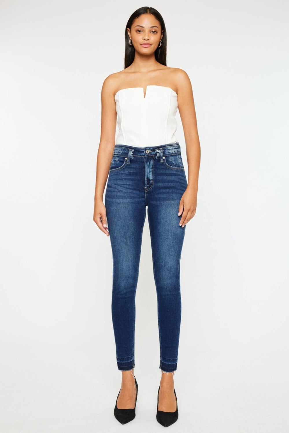 High Rise KanCan Skinny Ankle Jeans