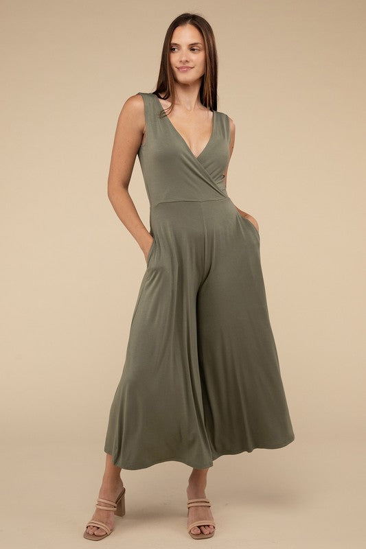 Sleeveless Figure Flattering Jumpsuit