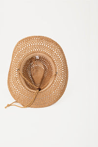 Cowgirl Hat With Straw Strap