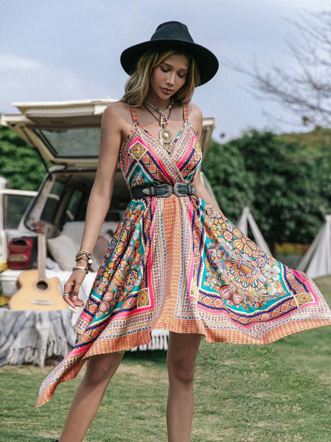 Boho Country Handkerchief Dress