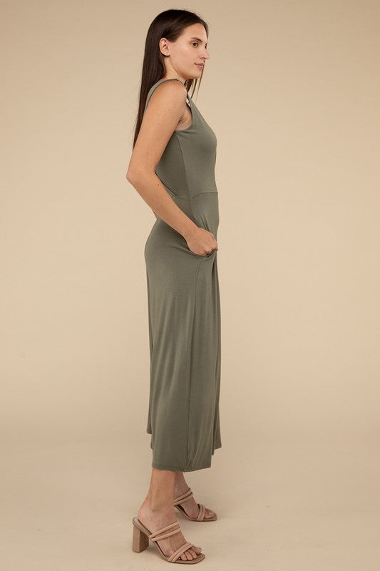 Sleeveless Figure Flattering Jumpsuit