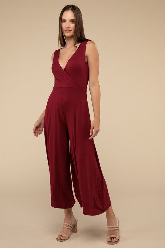 Sleeveless Figure Flattering Jumpsuit