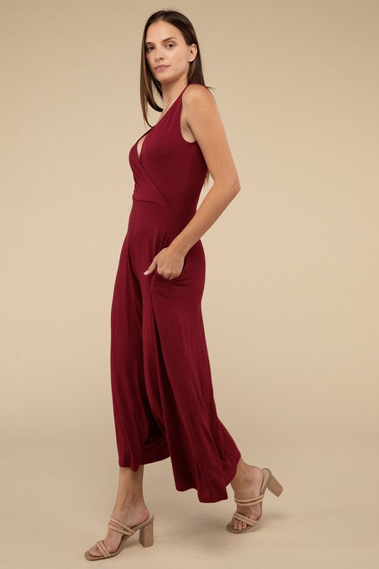 Sleeveless Figure Flattering Jumpsuit