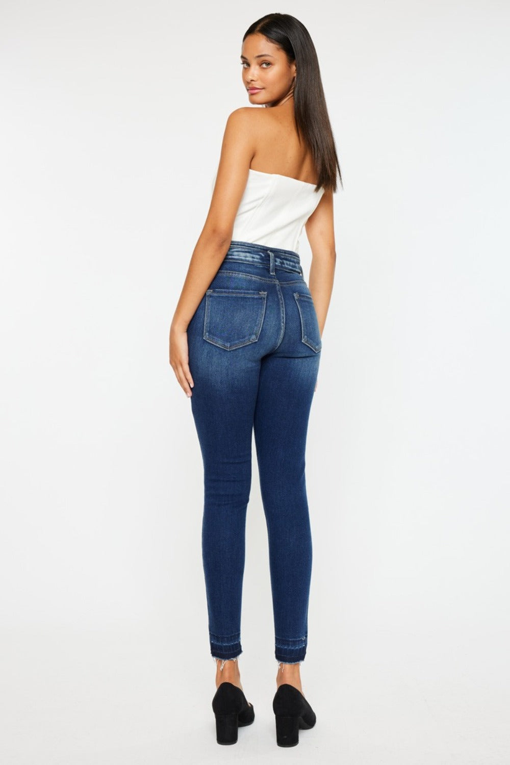 High Rise KanCan Skinny Ankle Jeans