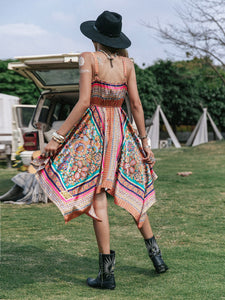 Boho Country Handkerchief Dress