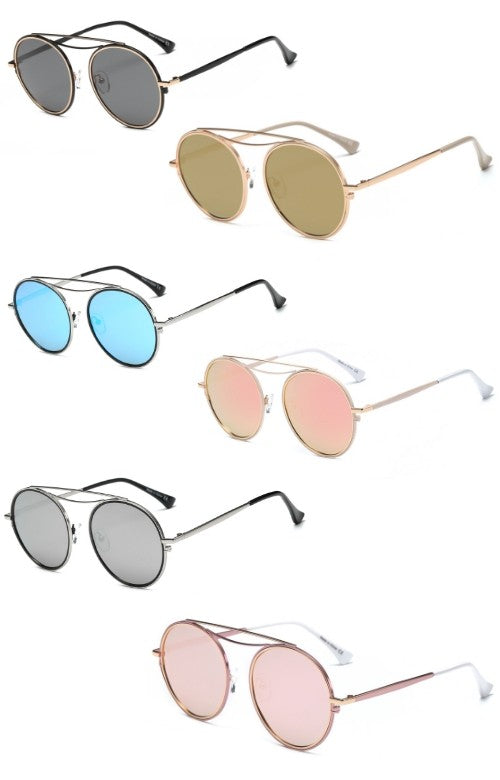 Polarized Sunglasses With Round Colored Lenses