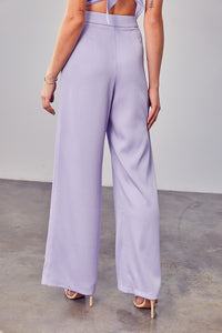 Wide Leg Lavender Dress Pants