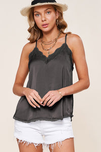 Lace Tank Top (Cami With Adjustable Straps)
