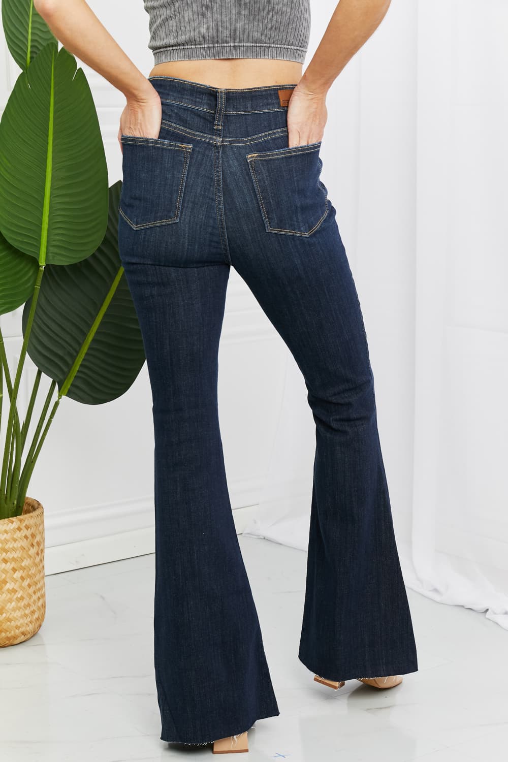 Judy Blue Denim Mid Rise Flare Jeans