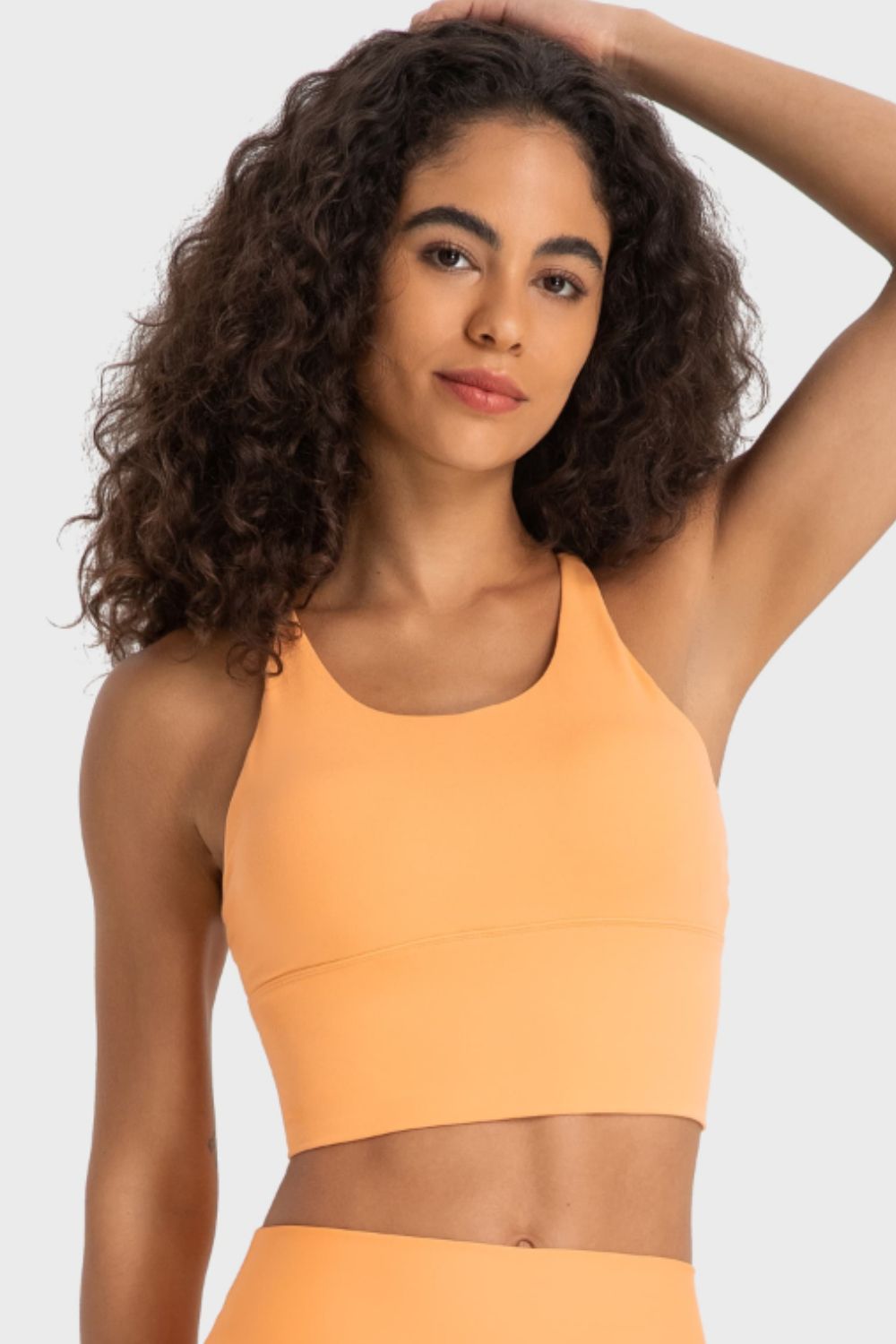 Sports Bra With Criss Cross Ladder Back Straps