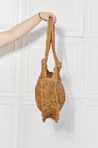 Handmade Straw Rattan Boho Handbag