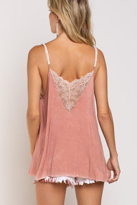 Romantic Front And Back Lace Cami
