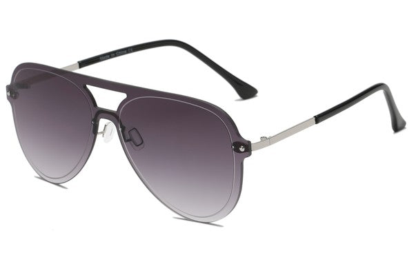 Rimless Aviator Sunglasses (With Colored Lenses)