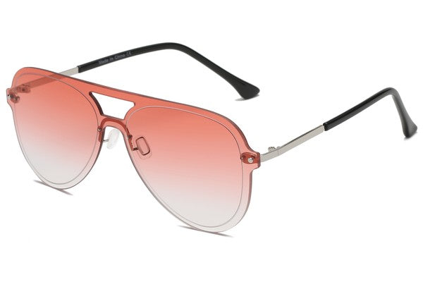 Rimless Aviator Sunglasses (With Colored Lenses)