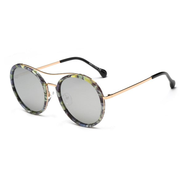 Colored Round Polarized Sunglasses