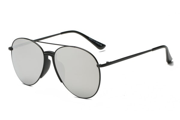 Aviator Sunglasses (With Purple Lenses)