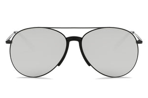 Aviator Sunglasses (With Purple Lenses)