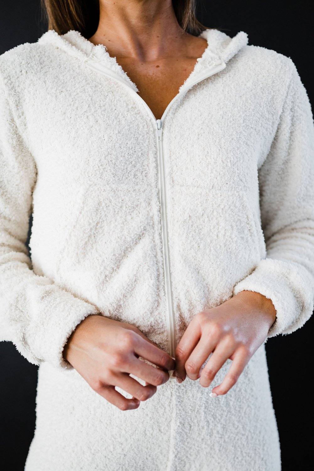 Kimberly C Teddy Full Zip Hoodie and Joggers Set - The Wild Calla 