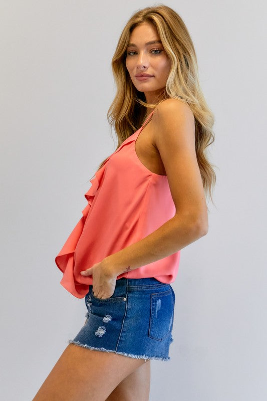 Ruffle Cami Top